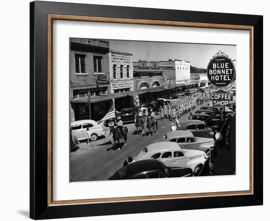 Rodeo Parade-Alfred Eisenstaedt-Framed Photographic Print