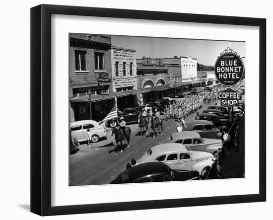 Rodeo Parade-Alfred Eisenstaedt-Framed Photographic Print