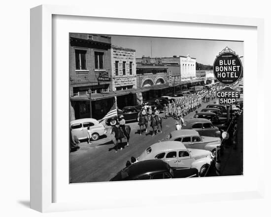 Rodeo Parade-Alfred Eisenstaedt-Framed Photographic Print