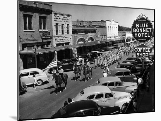 Rodeo Parade-Alfred Eisenstaedt-Mounted Photographic Print