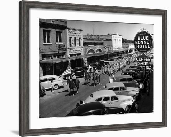 Rodeo Parade-Alfred Eisenstaedt-Framed Photographic Print