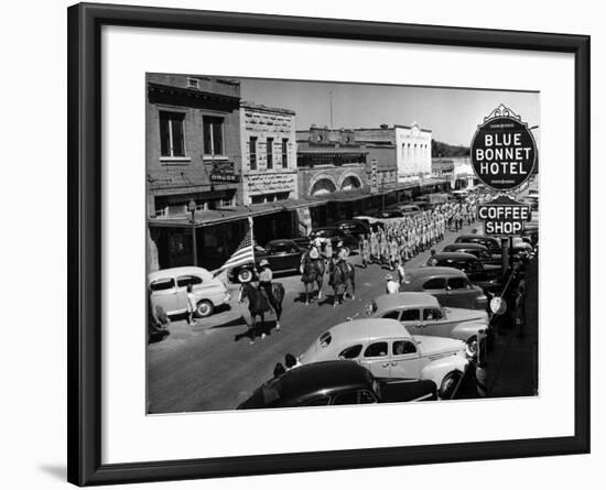 Rodeo Parade-Alfred Eisenstaedt-Framed Photographic Print