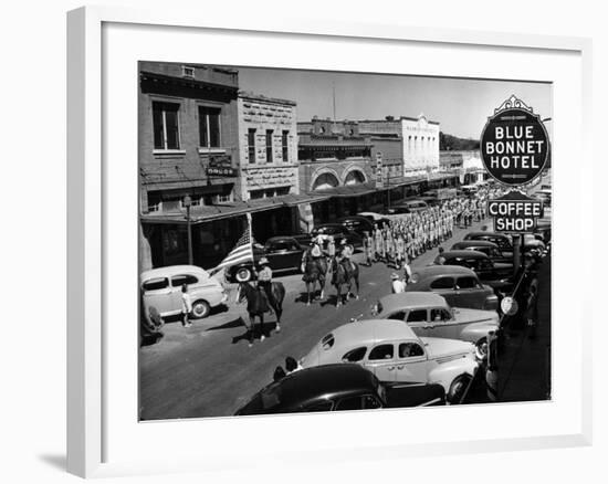 Rodeo Parade-Alfred Eisenstaedt-Framed Photographic Print