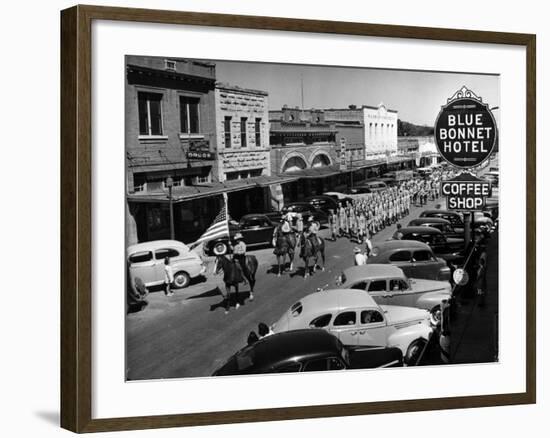 Rodeo Parade-Alfred Eisenstaedt-Framed Photographic Print