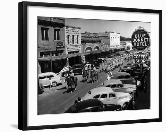 Rodeo Parade-Alfred Eisenstaedt-Framed Photographic Print