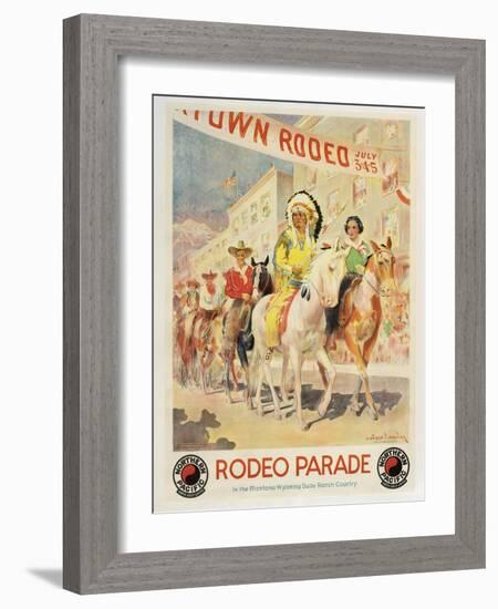 Rodeo Parade-null-Framed Giclee Print