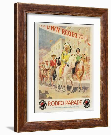 Rodeo Parade-null-Framed Giclee Print