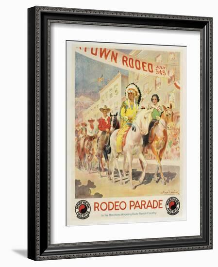 Rodeo Parade-null-Framed Giclee Print