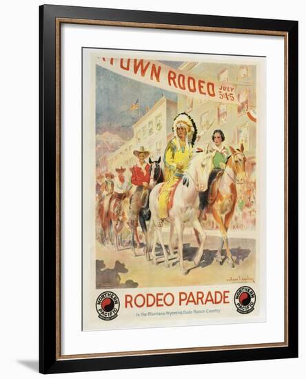 Rodeo Parade-null-Framed Giclee Print