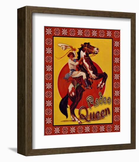 Rodeo Queen-null-Framed Giclee Print