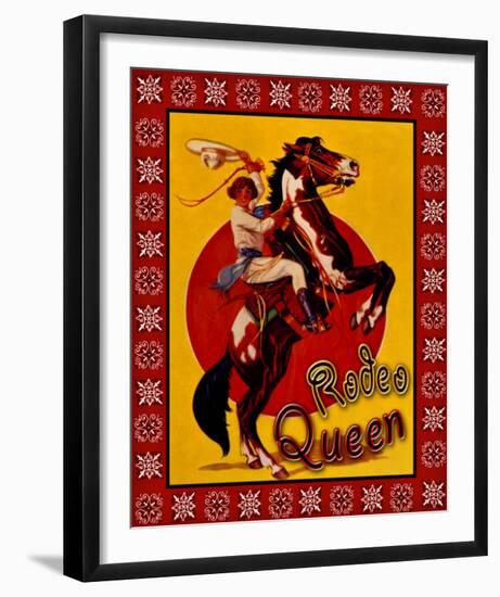 Rodeo Queen-null-Framed Giclee Print