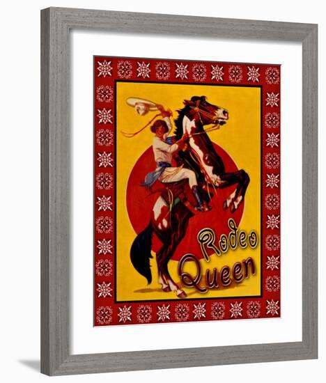 Rodeo Queen-null-Framed Giclee Print