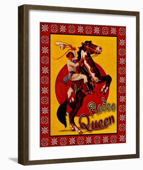 Rodeo Queen-null-Framed Giclee Print