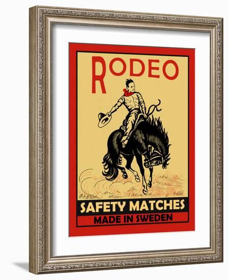 Rodeo Safety Matches-Mark Rogan-Framed Art Print