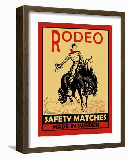 Rodeo Safety Matches-Mark Rogan-Framed Art Print