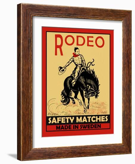 Rodeo Safety Matches-Mark Rogan-Framed Art Print