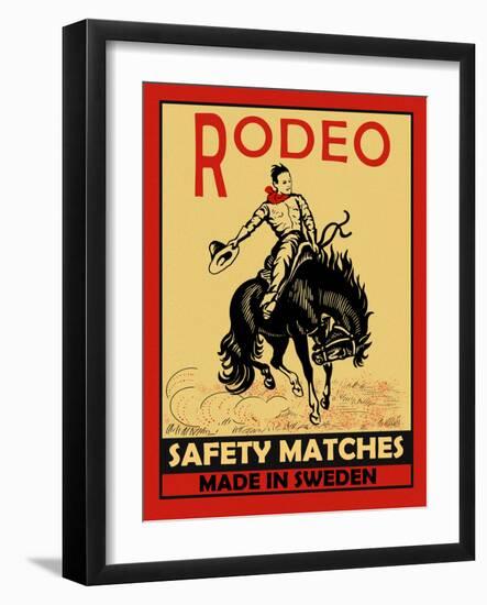 Rodeo Safety Matches-Mark Rogan-Framed Art Print