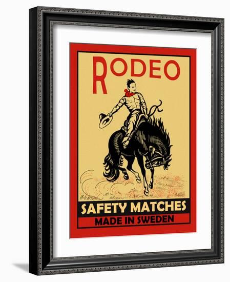 Rodeo Safety Matches-Mark Rogan-Framed Art Print