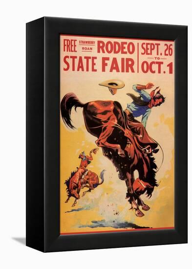 Rodeo State Fair, c.1940-null-Framed Premier Image Canvas