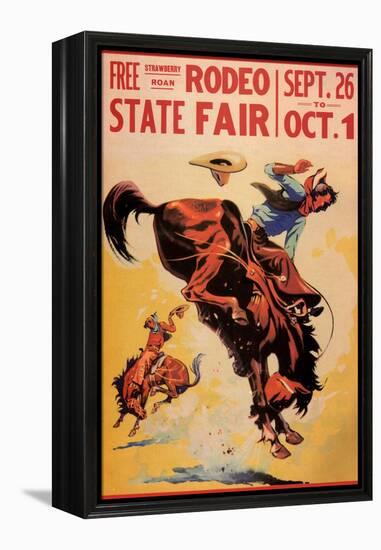 Rodeo State Fair, c.1940-null-Framed Premier Image Canvas