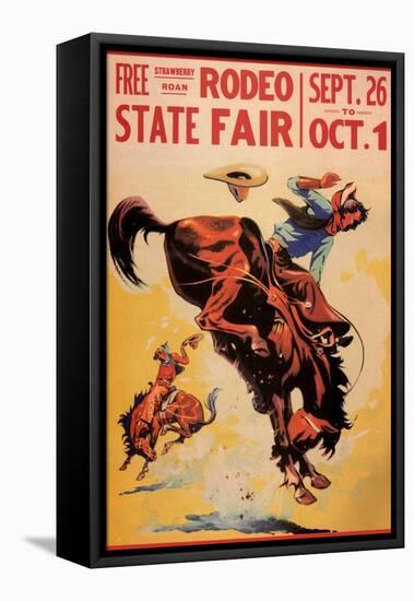 Rodeo State Fair, c.1940-null-Framed Premier Image Canvas