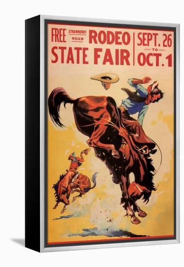 Rodeo State Fair, c.1940-null-Framed Premier Image Canvas