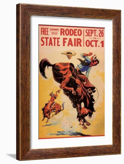 Rodeo State Fair, c.1940-null-Framed Giclee Print