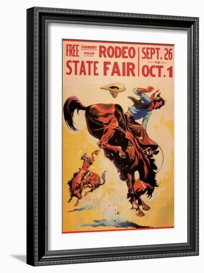 Rodeo State Fair, c.1940-null-Framed Giclee Print