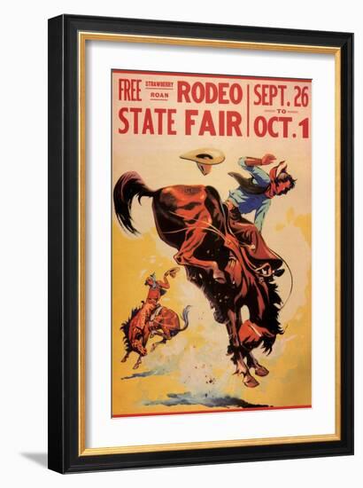 Rodeo State Fair, c.1940-null-Framed Giclee Print