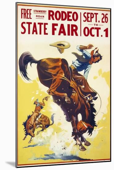Rodeo State Fair Roan-null-Mounted Giclee Print