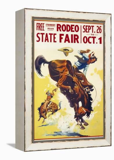 Rodeo State Fair Roan-null-Framed Premier Image Canvas