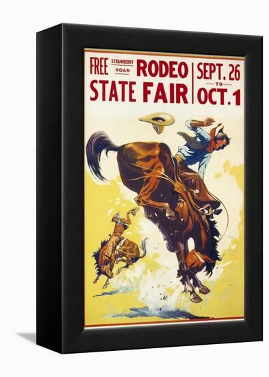 Rodeo State Fair Roan-null-Framed Premier Image Canvas