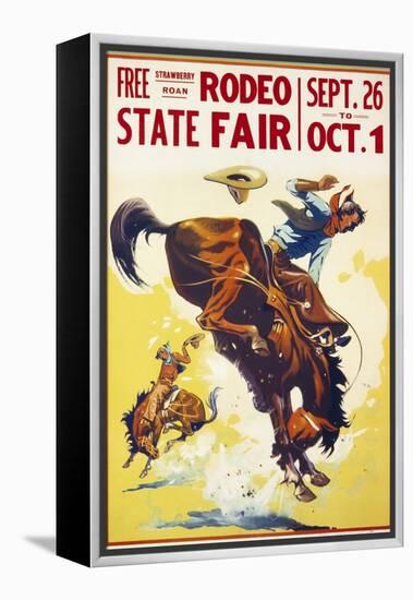 Rodeo State Fair Roan-null-Framed Premier Image Canvas