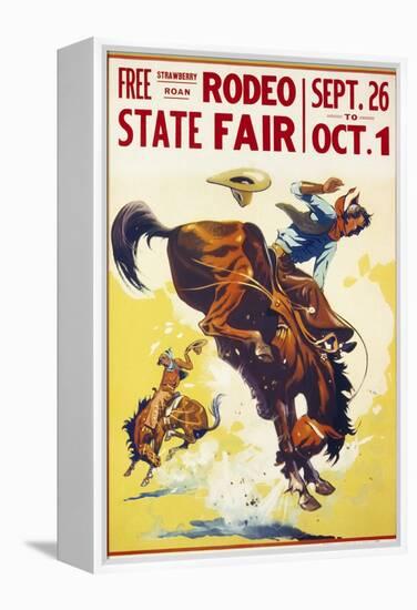 Rodeo State Fair Roan-null-Framed Premier Image Canvas