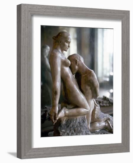 Rodin: Lovers, 1911-Auguste Rodin-Framed Photographic Print