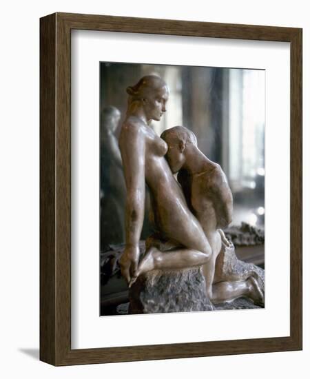 Rodin: Lovers, 1911-Auguste Rodin-Framed Photographic Print