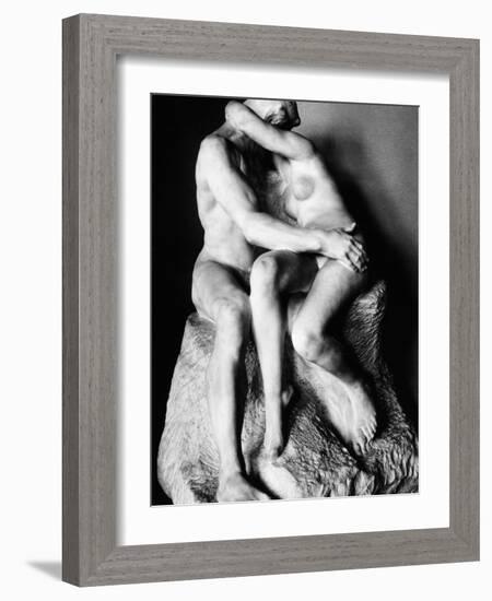 Rodin: The Kiss, 1886-Auguste Rodin-Framed Photographic Print