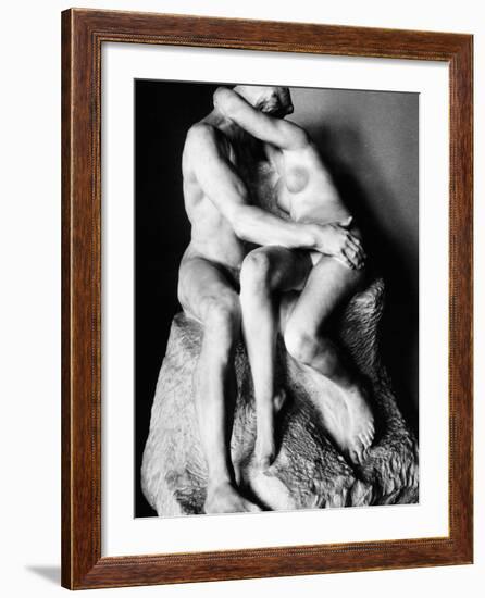 Rodin: The Kiss, 1886-Auguste Rodin-Framed Photographic Print