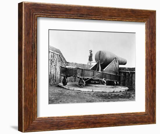 Rodman Gun, Civil War-Mathew Brady-Framed Photographic Print