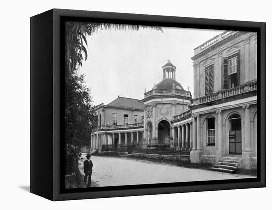 Rodney's Monument, Spanish Town, Jamaica, C1905-Adolphe & Son Duperly-Framed Premier Image Canvas