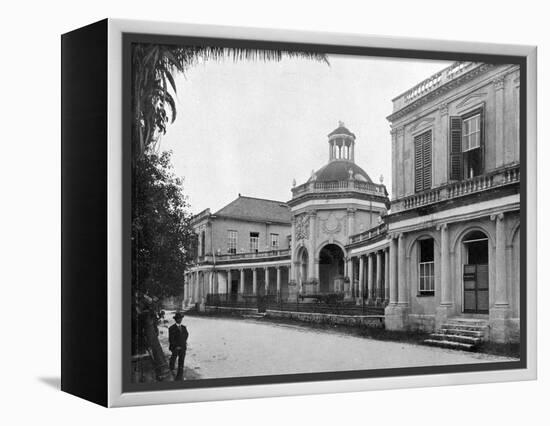 Rodney's Monument, Spanish Town, Jamaica, C1905-Adolphe & Son Duperly-Framed Premier Image Canvas