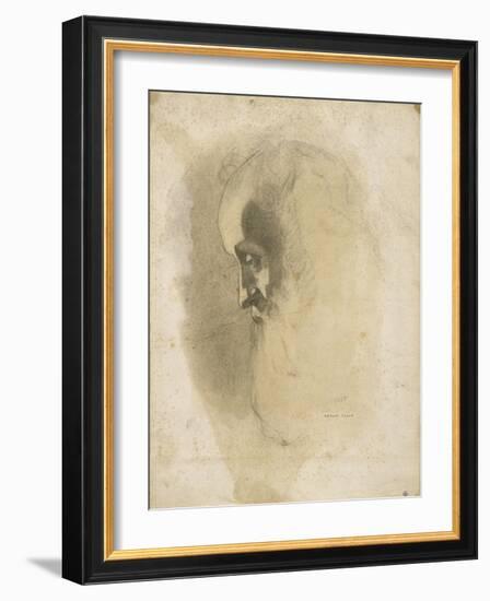 Rodolphe Bresdin (1825-1885), dessinateur, graveur-Odilon Redon-Framed Giclee Print