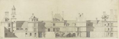 Monographie du palais de Fontainebleau : Cour du cheval blanc-Rodolphe Pfnor-Giclee Print