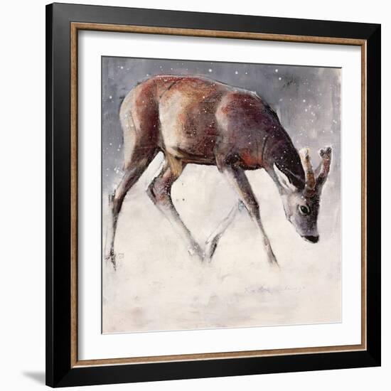 Roe Buck, Winter, 2000-Mark Adlington-Framed Giclee Print