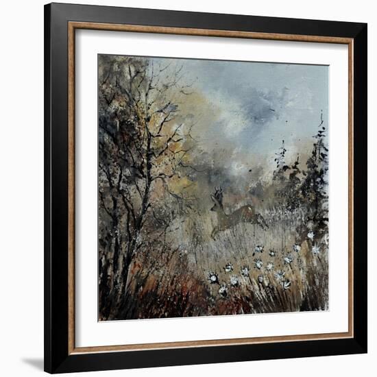 Roe Deer-Pol Ledent-Framed Art Print