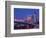 Roebling Suspension Bridge, Ohio River, Cincinnati, Ohio, USA-Walter Bibikow-Framed Photographic Print