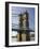 Roebling Suspension Bridge Over the Ohio River, Cincinnati, Ohio-Walter Bibikow-Framed Photographic Print