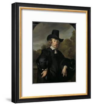 Roelof Meulenaer Amsterdam Mercantile Courier or Postmaster on the Antwerp Route-Ferdinand Bol-Framed Art Print