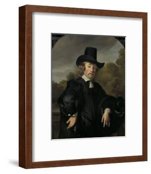 Roelof Meulenaer Amsterdam Mercantile Courier or Postmaster on the Antwerp Route-Ferdinand Bol-Framed Art Print