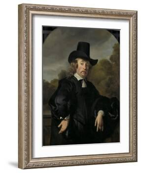 Roelof Meulenaer Amsterdam Mercantile Courier or Postmaster on the Antwerp Route-Ferdinand Bol-Framed Art Print